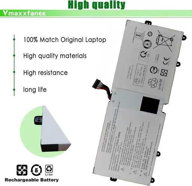 Alt view image 3 of 5 - Vmaxxfanee LBV7227E Laptop Battery Replacement for LG Gram 17Z90N 15Z90N Gram 16 2-in-1 16T90P 16Z90P 16Z90PG 16Z90PC 17Z90P 16ZD90P Series 80Wh 7.74V 10336mAh