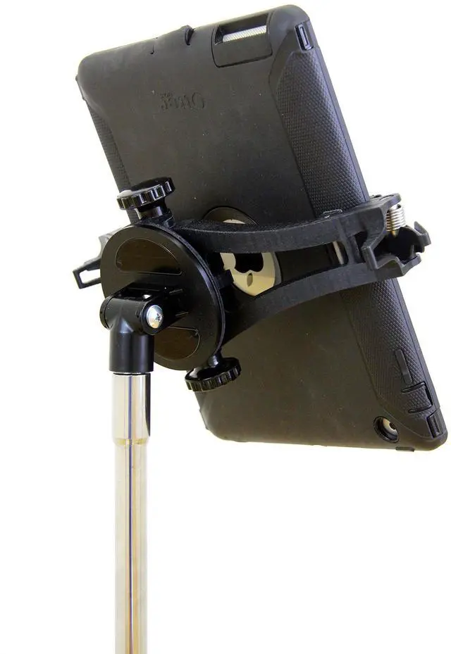 Alt view image 5 of 5 - AirTurn Manos Universal Tablet and Phone Holder (Mic Stand Not Included)