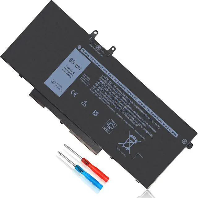 Main image of 68Wh 4GVMP Laptop Battery Replacement for Dell Latitude 5500 5400 Precision 3540 Inspiron 7590 7591 7791 2-in-1 P84F P84F001 P42E P42E001 P98G001 P80F P80F001 C5GV2 H82T6 W8GMW RF7WM X77XY 7.6V 4-Cell