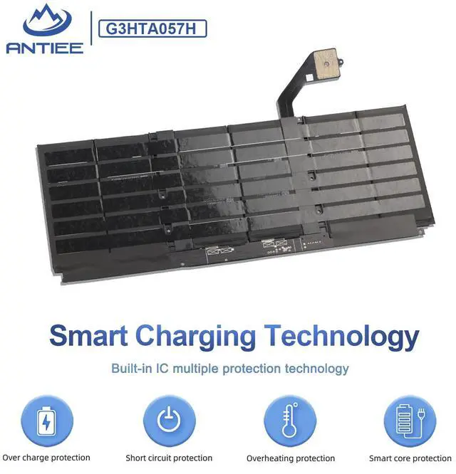 Alt view image 5 of 5 - G3HTA057H Laptop Battery Replacement for Microsoft Surface Laptop 3 13 Core i5-1035G7 Microsoft Surface Laptop 3 15inch 1867 1868 1872 1873 Series G3HTA052H DYNT02 G3HTA053H G3HTA058H 45.8Wh 6041mAh