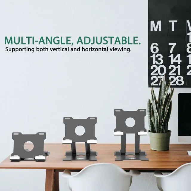 Alt view image 5 of 5 - KABCON Adjustable Aluminum Tablet Stand (7-13.5 inch), Compatible with iPad, Surface Pro, FIRD HD 10, Samsung Galaxy Tab E, ASUS Transformer & Other Devices