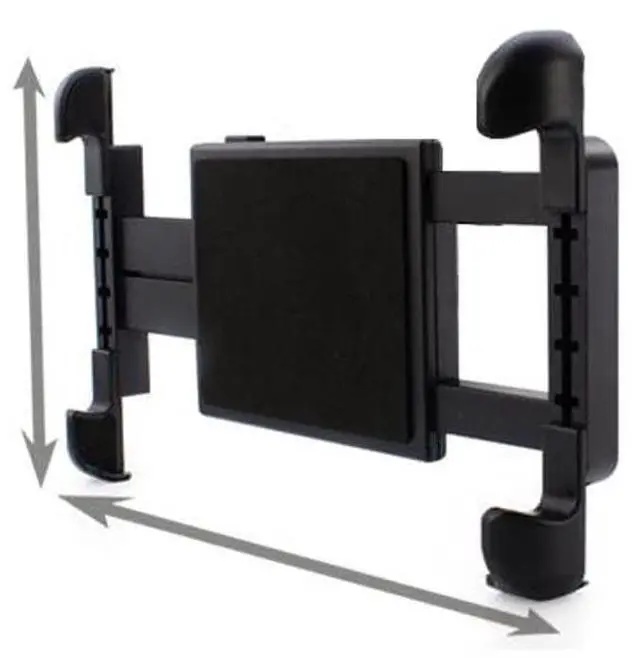 Alt view image 5 of 5 - Industrial Metal Drill Base Tablet/Smartphone Mount w/8" Alloy ELD AMPS Drill Arm- iPad Holder for wall or truck Fleet Compatible with iPad Pro Air Mini 12.9, Galaxy S, Surface Pro, Smartphone