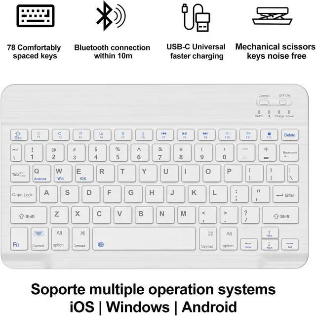 Alt view image 3 of 5 - SENGBIRCH for iPad Pro 11 Inch Case Keyboard 2024, Smart iPad 11 Pro M4 Keyboard Case, Bluetooth Keyboard for Pro 11'' Tablet Case with Pencil Holder, Auto Wake/Sleep Leather Folio, Pink