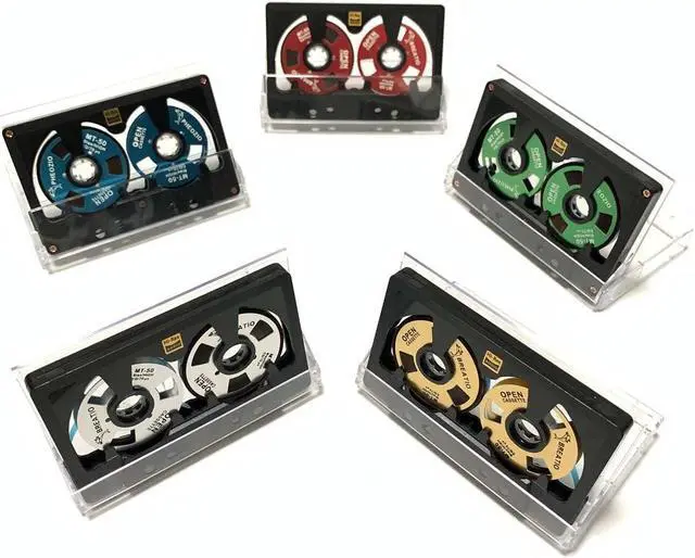Main image of Reel to Reel Blank Audio Cassette Tape for Music Recording - Normal Bias Low Noise - 48 Minutes - [ 5 Pack Blind Box Includes 5 of 54 Styles Tapes ]