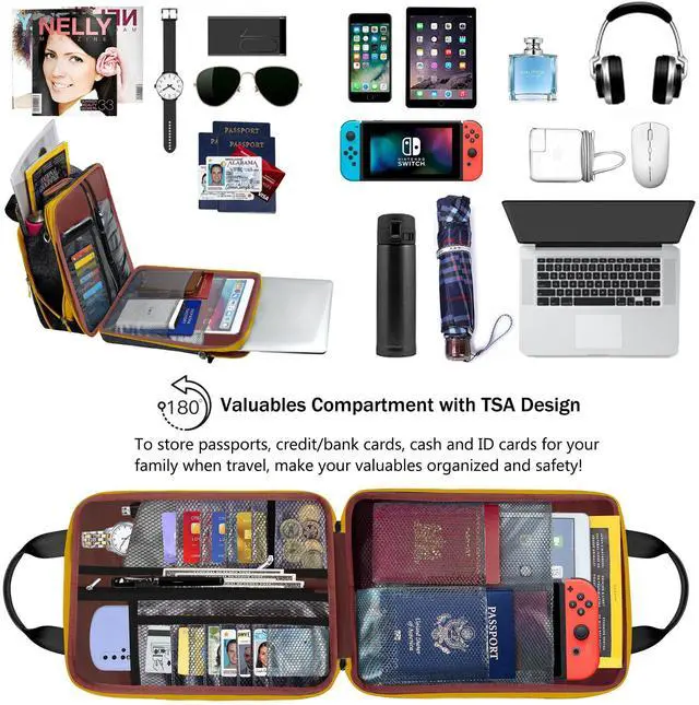 Alt view image 4 of 5 - ZINZ Slim & Expandable Case 12.9 13 inch Travel Laptop Shoulder Bag for MacBook Air 13" M3/M2/M1, MacBook Pro 13" M2/M1, iPad Pro 12.9"/13"/11", iPad Air 13",B01K04