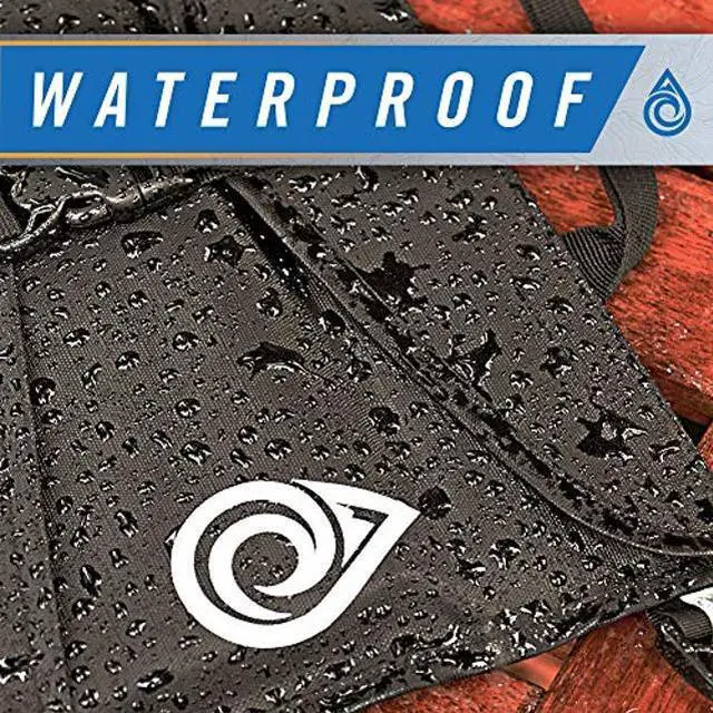 Alt view image 2 of 5 - AquaQuest Typhoon Laptop Case - 100% Waterproof, Versatile, Durable, Lightweight, Messenger Bag - Protective Padded Computer Sleeve Pouch - 13" Black