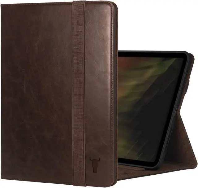 Main image of TORRO Case Compatible with iPad Pro 11" 5th Gen (2024) - Premium Leather iPad Pro 11" 2024 Case with Stand Function & Apple Pencil Connectivity (Dark Brown)