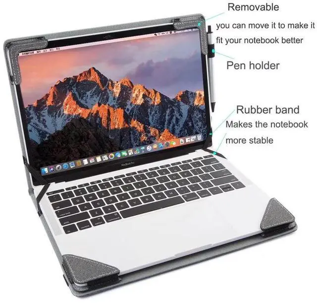Alt view image 4 of 5 - Berfea Cover Case Compatible with Acer Spin 1 SP111,Chromebook 311 CB311 CP311 11.6 inch Laptop Notebook Protective Sleeve Stand Hard Case Shell