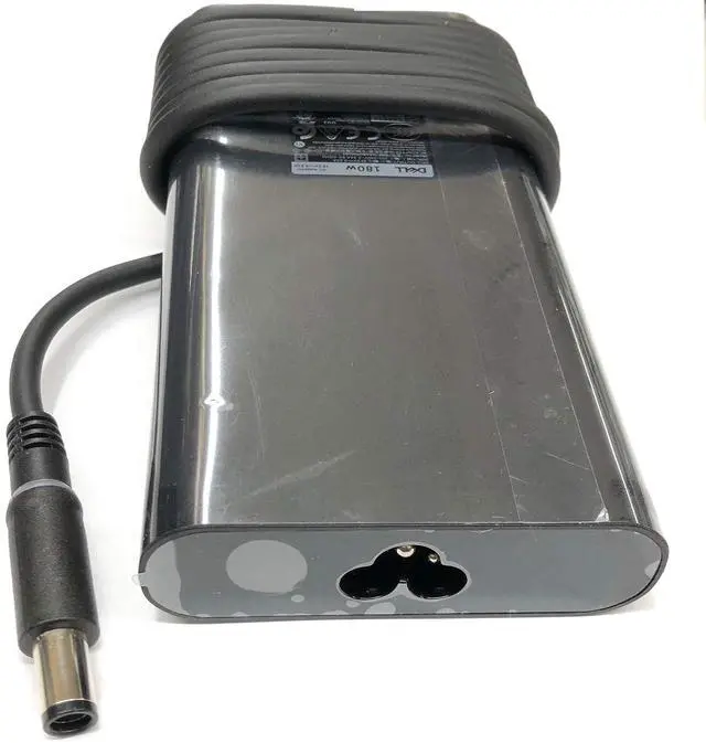 Alt view image 4 of 5 - New Version Slim Dell Replacement Power Adapter - 180 Watt-7.4mm for Dell P/N: 450-AHDJ XCT0N HA180PM181 0N7MWW