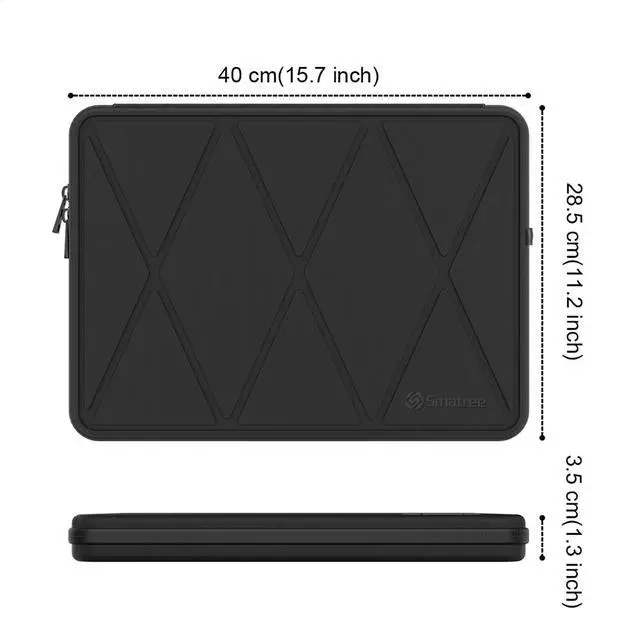 Alt view image 4 of 5 - Smatree 15.6 inch Hard Laptop Carry Sleeve for Latitude 5550/5540/5530/5521/5520, Dell XPS 16 9640, SideTrak Solo Pro, Portable Monitor and Laptop Bag With Unilateral Fixing