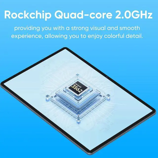 Alt view image 3 of 5 - N-one Android 13 Tablet, 10.1 Inch Android 13 Tablets, 8G 128G Quad Core & 1TB Expand Kids Tablet, Dual Camera WiFi6 GPS Bluetooth 6000mAh and Widevine L1 for Gaming
