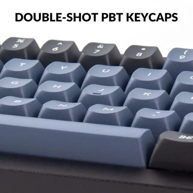 Alt view image 4 of 5 - Keychron Q4 Wired Custom Mechanical Keyboard, 60% Layout QMK/VIA Programmable Macro with Hot-swappable Gateron G Pro Blue Switch Double Gasket Compatible with Mac Windows Linux (Black)