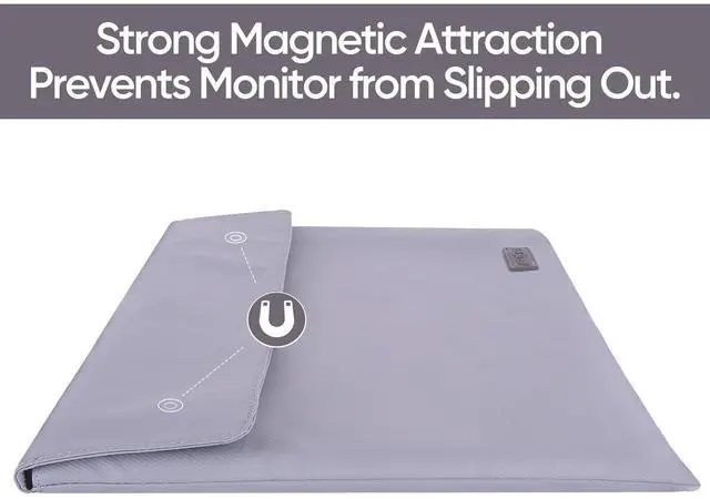 Alt view image 4 of 5 - ARZOPA Portable Monitor & Sleeve, 16.1'' 100% sRGB FHD Laptop Monitor & Portable Monitor PU Sleeve Bag Combination