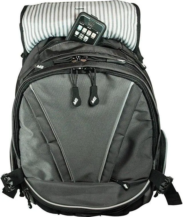 Alt view image 5 of 5 - Mobile Edge Premium Backpack, Graphite, 17.3