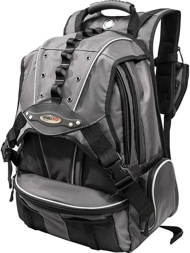 Alt view image 4 of 5 - Mobile Edge Premium Backpack, Graphite, 17.3