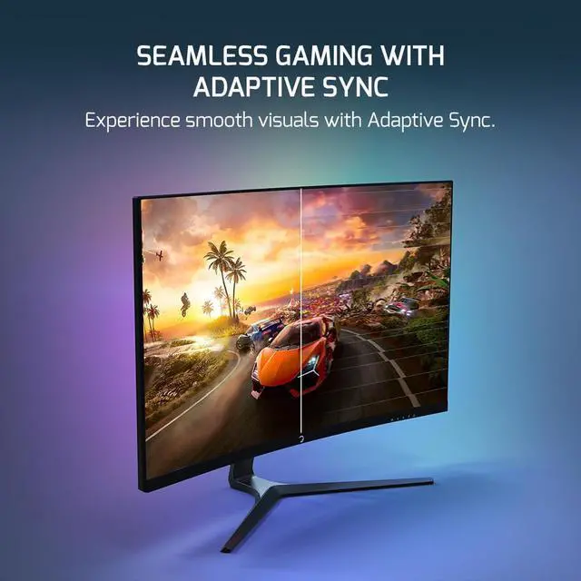 Alt view image 4 of 5 - GAMEPOWER V80 27 Inch Curved Gaming Monitor, 280Hz 1080p Display, 0.5ms Response Time, VA Panel, AMD FreeSync, HDR Support, 125% sRGB, RGB Backlight, Dual Speakers, HDMI and Displayport Inputs,1500R