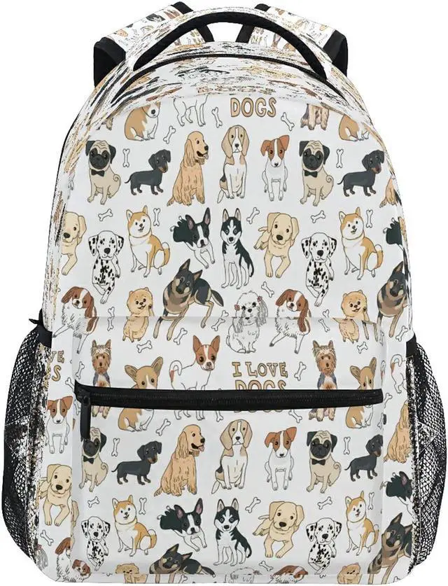 Main image of Kcldeci Dog Kids Backpack Puppy Dogs Boys Girls Toddler Backpacks Elementary School Bag Bookbag Travel Daypack Shoulder Bag