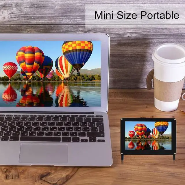 Alt view image 2 of 5 - OSOYOO 5-Inch DSI Touch Screen Display Kit for Raspberry Pi 4B, 3B, 3B+, 2 - RPi 800x480 LCD with Portable Stand Holder Case