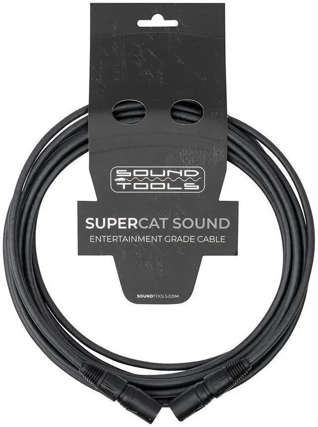Alt view image 5 of 5 - Sound Tools SuperCAT Professional Grade Shielded CAT5e etherCON Cable, Flexible Polyurethane Jacket, Neutrik Connectors (25 feet, Black)