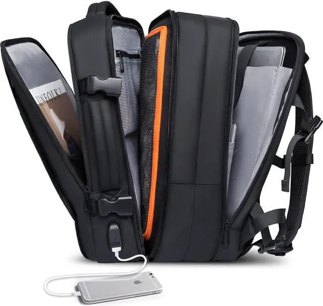 Main image of BANGE 35L Travel Backpacks,Weekender Expandable Carry-On Backpack for Airplanes, Waterproof 17.3 inch Laptop Backpack for Men and Women