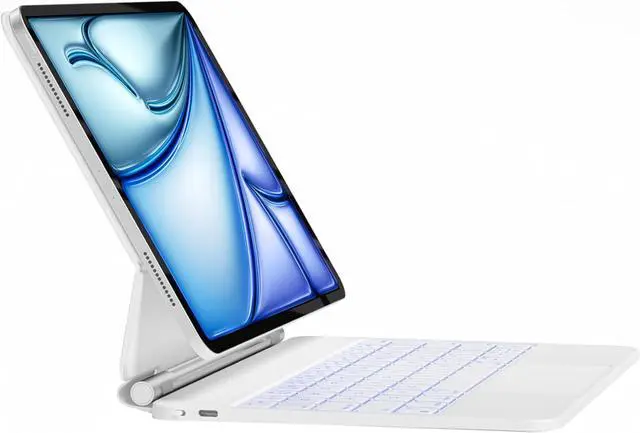 Main image of HOU Slim Keyboard Case for iPad Pro 11 Inch (4th/3rd/2nd/1st) Gen 2022, iPad Air 5th&4th Generation Case with Keyboard, Keyboard Case for iPad Pro 11 inch 2022, Multi-Touch Trackpad(Spanish Keyboard)