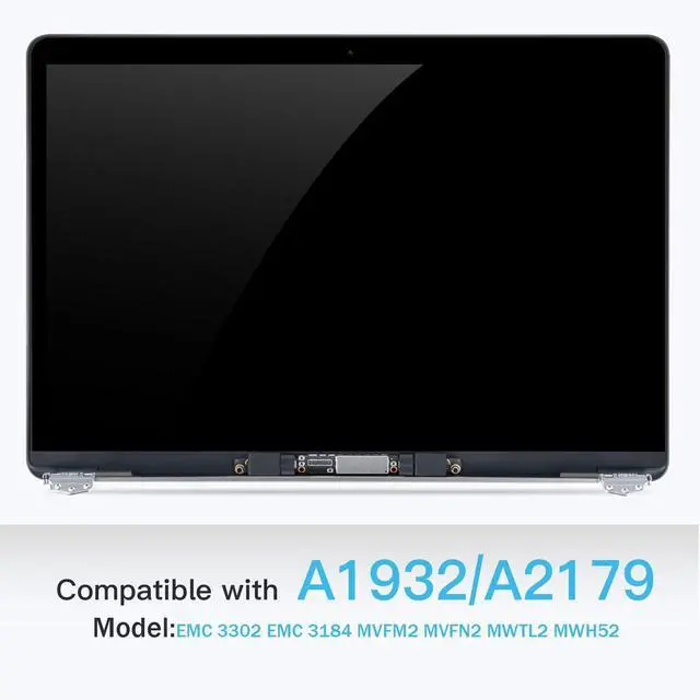 Alt view image 2 of 5 - Replacement Screen 13.3" for MacBook Air Retina A1932 2019 Year / A2179 2020 Year (Model:EMC 3302 EMC 3184 MVFH2 MVFJ2 MWTJ2 MWH22) Full LCD Screen Display Assembly (Grey)