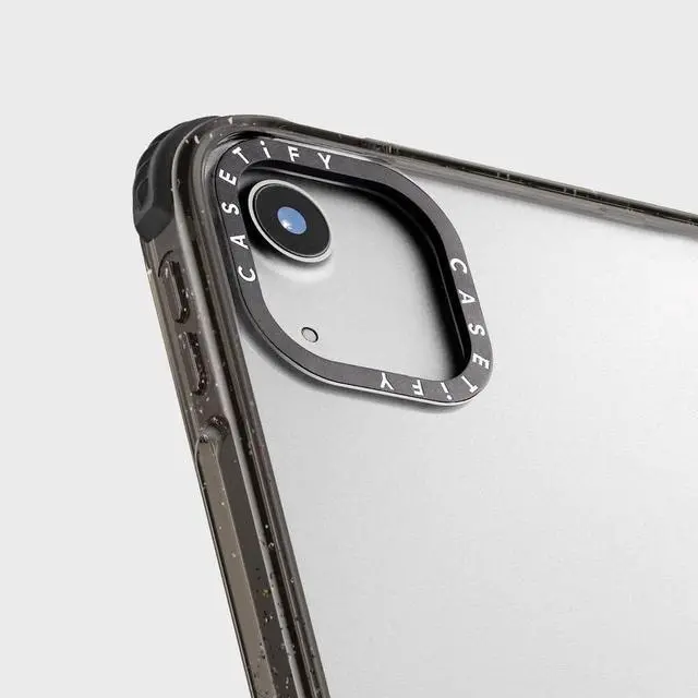 Alt view image 2 of 4 - CASETiFY Ultra Impact Case for iPad Pro 12.9" (5th/6th Gen) - Daisy Grid by Blythe - Clear Black