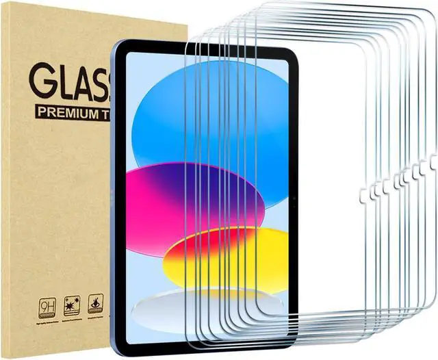 Main image of ProCase 10 Pack Screen Protector for iPad A16 2025 11th/10th 2022 Generation (11-inch/10.9), Tempered Glass Film Guard -Clear