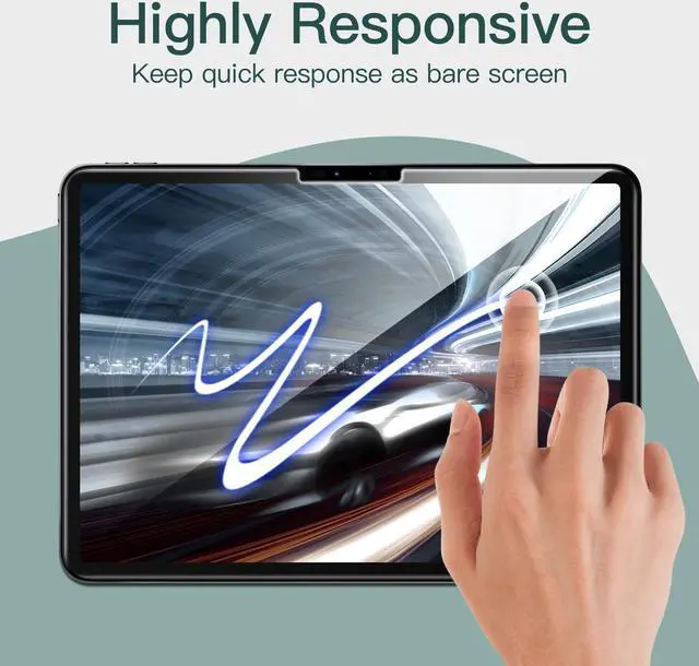 Alt view image 5 of 5 - JETech iPad Pro 13-Inch M4 (2024) Clear Back Case and Privacy Screen Protector Bundle