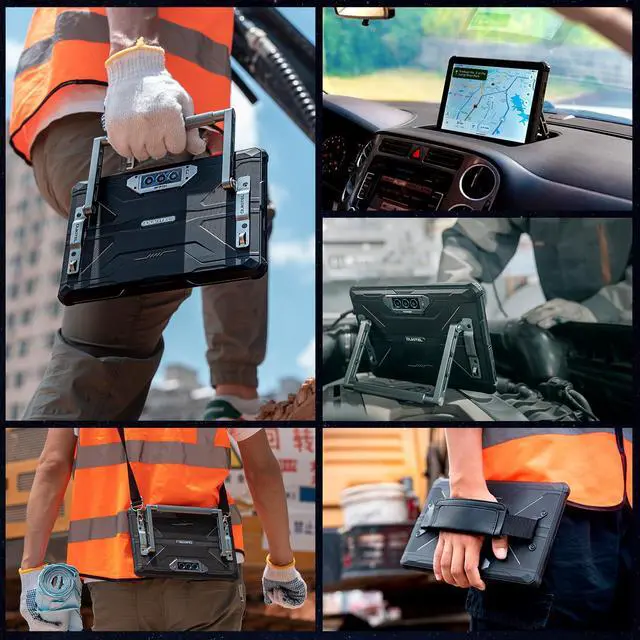 Alt view image 5 of 5 - OUKITEL RT7 5G Rugged Tablet Android 13, 32000mAh Battery 24GB+256GB - Waterproof Tablet, 10.1" FHD+Tablets 33W Fast Charging,48MP+32MP+20MP Night Vision Camera,5G Dual SIM+5G WiFi/OTG/GPS/T-Mobile