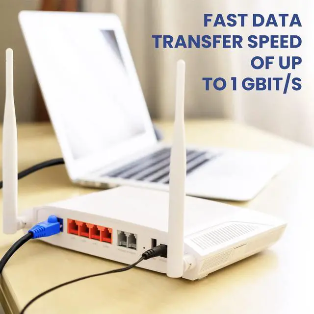 Alt view image 2 of 5 - Aurum Cables Cat6 Ethernet Cable for Gaming 300 ft RJ45 550 Mhz, Heavy Duty Waterproof Copper Indoor Outdoor Shielded LAN Cable Direct Burial Zero Lag Network Patch, Compatible with PC Router Modem TV