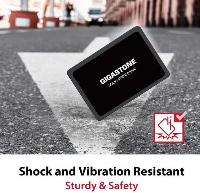 Alt view image 5 of 5 - Gigastone SATA SSD 1TB (2-Pack) 2.5 inch SSD 520MB/s Upgrade Laptop PC Memory and Storage PS4 HDD Replacement 2.5" Internal Solid State Hard Drives SATA III SLC Cache 3D NAND Increase Performance