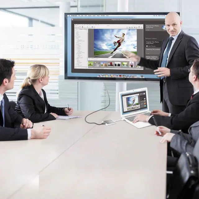 Alt view image 2 of 5 - j5create USB 2.0 to VGA Display Adapter | Plug & Play USB connectivity, 3 Viewing Modes, Compatible with Windows and Mac