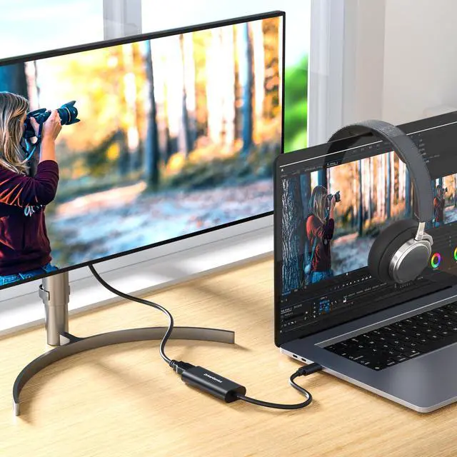 Alt view image 4 of 5 - DriverGenius USB 3.0 Type-A to HDMI Display Cable Adapter Converter for Monitor - with Indicator - External Video & Graphics Card, 1080p/60Hz, Compatible for Windows 11, macOS Sequoia 15.1.1 (HD00007)