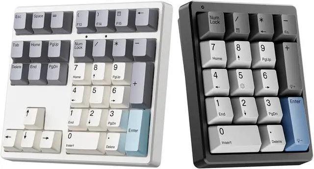 Main image of Kisnt 17 Key Mechanical Number Pad&34 Key Wireless Number Pad