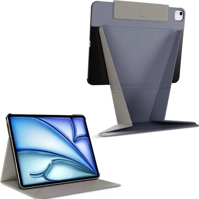 Main image of MAGEASY Multi-Angle Case for 2025 M3 & 2024 M2 iPad Air 13" - Turn iPad Into A Monitor, Float Folio Case with Scratch Resistant & Anti-Stain, Portable iPad Stand | Lift - Alaskan Blue