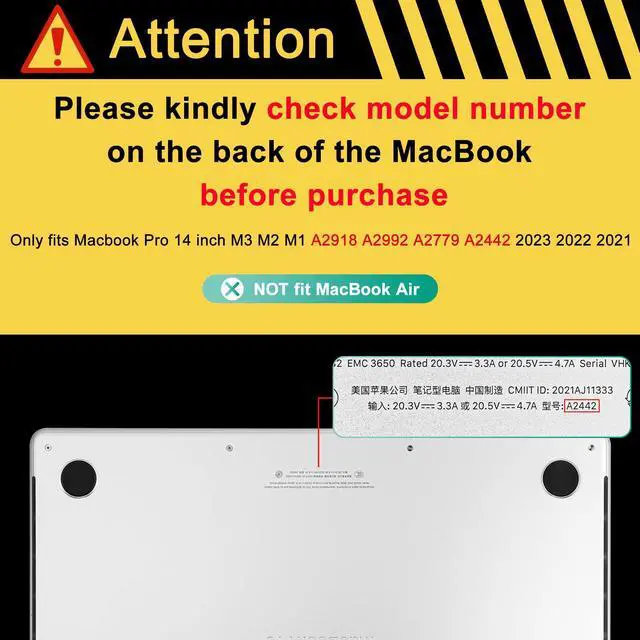 Alt view image 2 of 5 - Mektron Ultra Thin Printed Case for MacBook Pro 14 inch 2024 Release M4 A3112 A3401 A3185 Fits 2023 2021 M3 A2918 A2992 M2 A2779 M1 A2442, Protective Hard Shell with Fold Kickstand, Floral C152