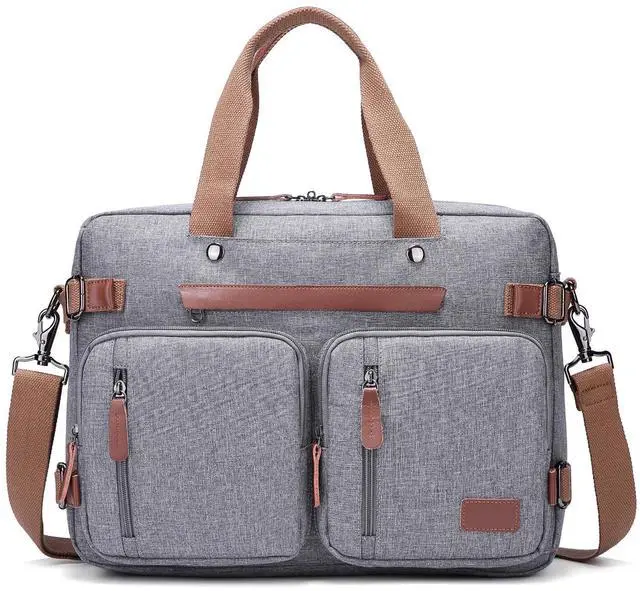 Main image of MOLNIA 15.6 inch Laptop Backpack,3 in 1 Briefcases For Men,Laptop Backpack, Messenger Bag,Computer Bags For Men, Grey