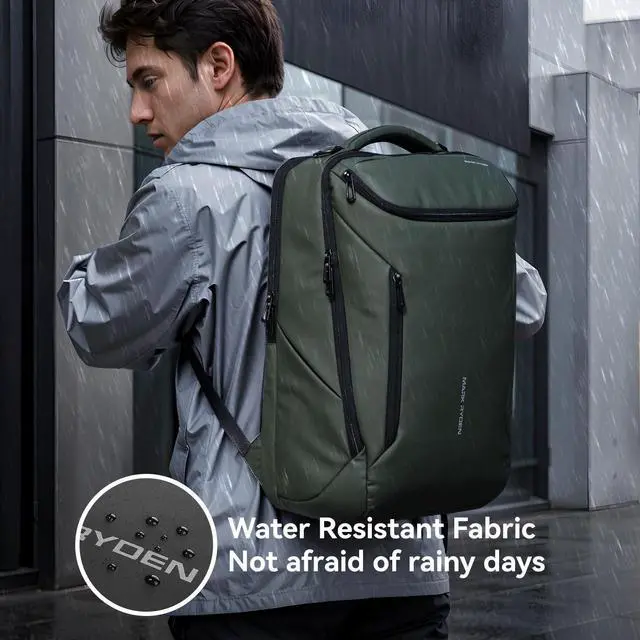 Alt view image 5 of 5 - MARK RYDEN Business Backpack for Men, Waterproof High Tech Backpack with Sport Car Shape Design and USB Charging Port, Travel Laptop Backpack Fits 17.3 Inch Notebook