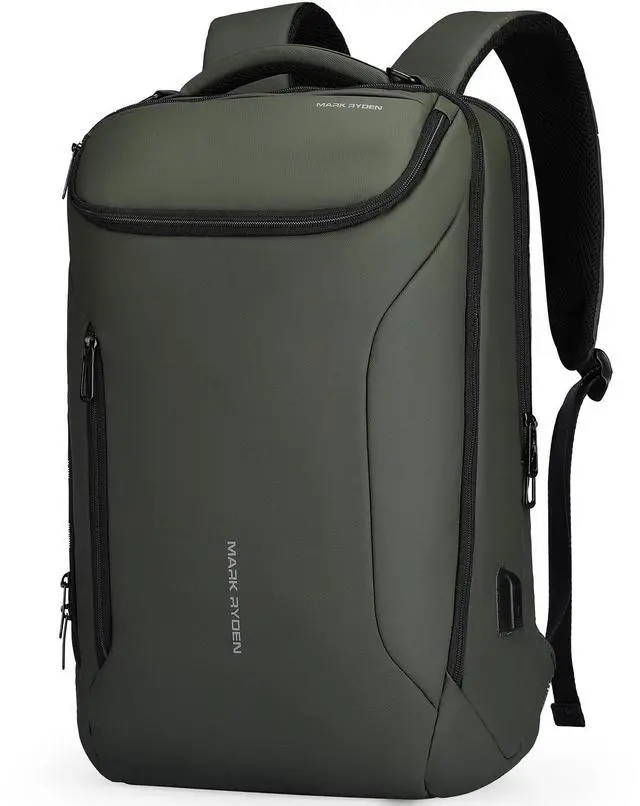 Main image of MARK RYDEN Business Backpack for Men, Waterproof High Tech Backpack with Sport Car Shape Design and USB Charging Port, Travel Laptop Backpack Fits 17.3 Inch Notebook