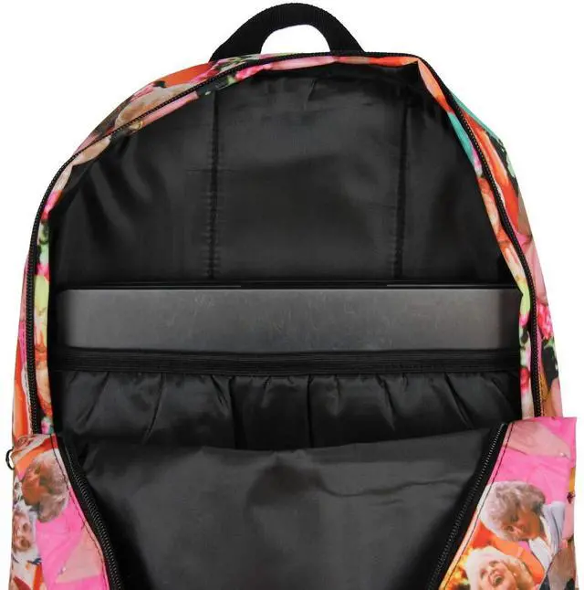 Alt view image 3 of 4 - Bioworld The Golden Expressions Photo Collage Sublimated Laptop Backpack Bag