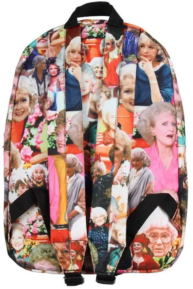 Alt view image 2 of 4 - Bioworld The Golden Expressions Photo Collage Sublimated Laptop Backpack Bag