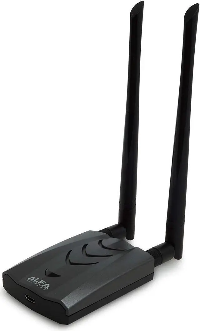 Main image of [(New Version Type-C WiFi USB)]  ALFA AWUS036ACH Long-Range Dual-Band AC1200 Wireless Wi-Fi Adapter w/2x 5dBi External Antennas - 2.4GHz 300Mbps/5GHz 867Mbps - 802.11ac & A, B, G, N