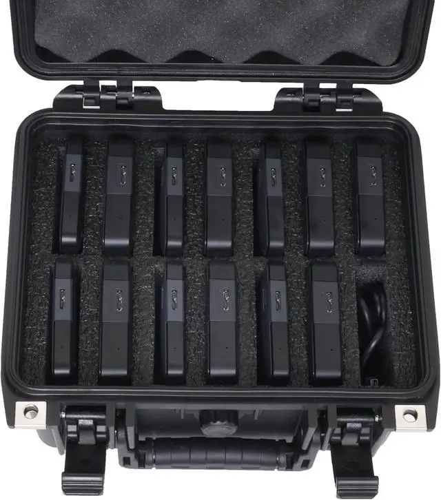 Alt view image 2 of 5 - Case Club 14 External Hard Drive Case. Waterproof, Airtight, & Heavy Duty. Includes Pressure Relief Valve, Folding Handle, Padlock Holes, O-Ring Seal.