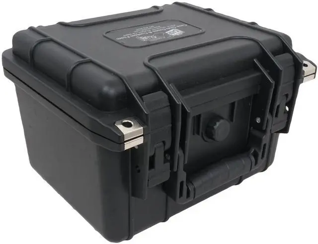 Alt view image 4 of 5 - Case Club 14 External Hard Drive Case. Waterproof, Airtight, & Heavy Duty. Includes Pressure Relief Valve, Folding Handle, Padlock Holes, O-Ring Seal.