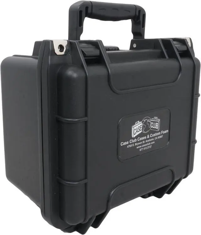 Alt view image 5 of 5 - Case Club 14 External Hard Drive Case. Waterproof, Airtight, & Heavy Duty. Includes Pressure Relief Valve, Folding Handle, Padlock Holes, O-Ring Seal.