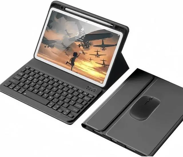 Main image of Kaidisen Keyboard Case for iPad 10.2 inch (7th/8th/9th Gen) & iPad Air 3rd Gen 10.5 inch - Detachable Cute Color Keyboard Case, Black