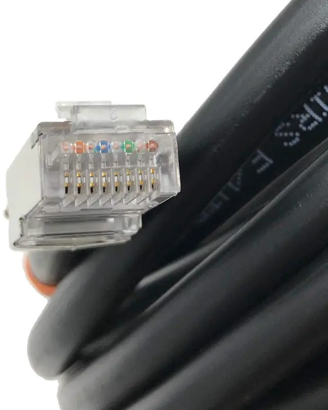 Alt view image 3 of 3 - JEFA Tech Outdoor Shielded Cat5e Assembly - 100 Feet - TOUGHCable Connectors