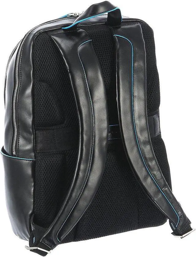 Alt view image 2 of 4 - Piquadro Computer Backpack with Padded Ipad/Ipadmini Compartment, Black, One Size