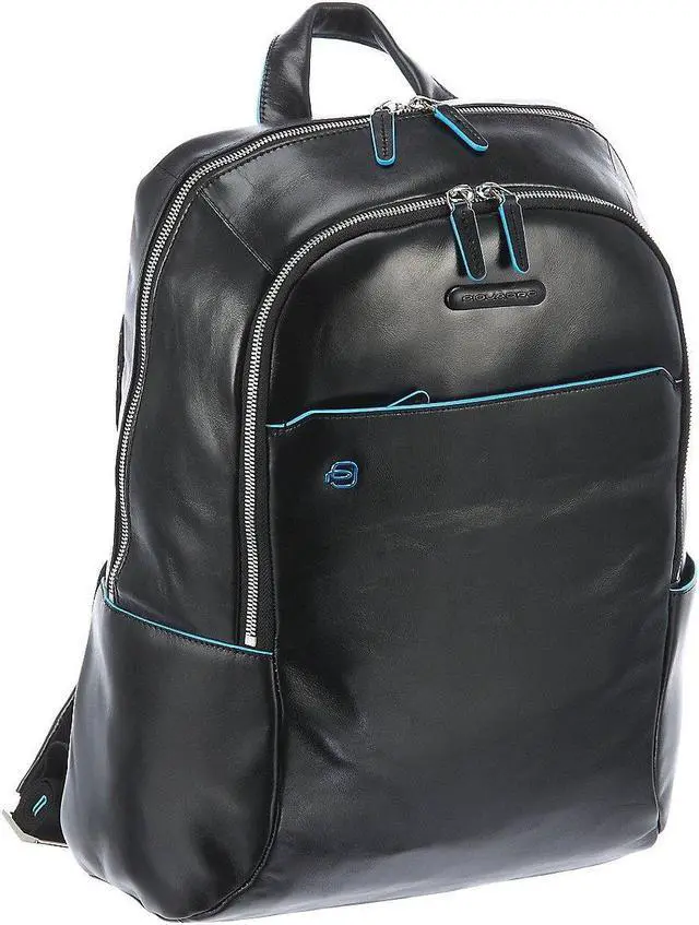 Main image of Piquadro Computer Backpack with Padded Ipad/Ipadmini Compartment, Black, One Size